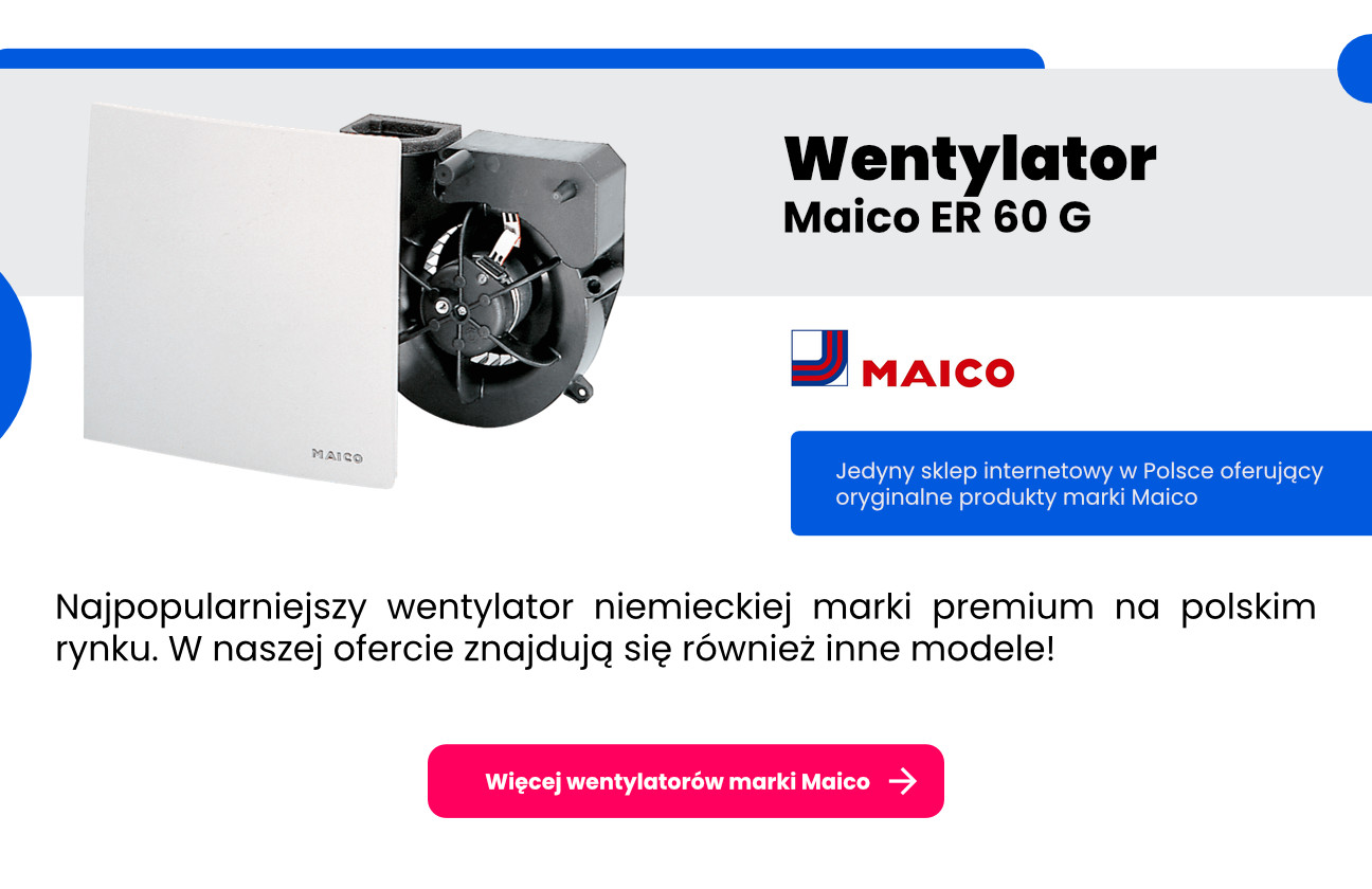 Klimaone - jedyny sklep internetowy w Polsce oferujący oryginalne produkty marki Maico
